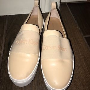 Calvin Klein slip on shoes